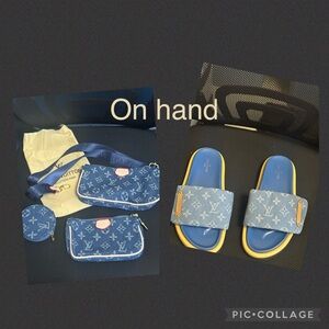 Nice coin purse crossbody purse with matching slides